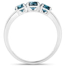 1.03 Carat Genuine Blue Diamond 14K White Gold Ring-6