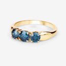 1.03 Carat Genuine Blue Diamond 14K Yellow Gold Ring-10