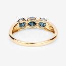 1.03 Carat Genuine Blue Diamond 14K Yellow Gold Ring-13