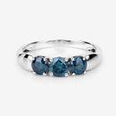 1.03 Carat Genuine Blue Diamond 14K White Gold Ring-12