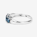 1.03 Carat Genuine Blue Diamond 14K White Gold Ring-13