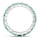2.00 Carat Genuine Zambian Emerald 14K White Gold Ring-4