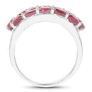 3.52 Carat Genuine Ruby .925 Sterling Silver Ring-5
