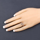 0.20 Carat Genuine White Topaz .925 Sterling Silver Ring-9