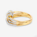 0.20 Carat Genuine White Topaz .925 Sterling Silver Ring-12