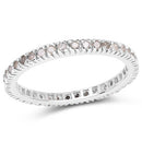 0.57 Carat Genuine Champagne Diamond .925 Sterling Silver Ring-4