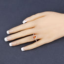 1.66 Carat Genuine Spessartite Garnet and White Diamond 14K Yellow Gold Ring-12