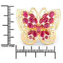 3.08 Carat Genuine Ruby .925 Sterling Silver Ring-7