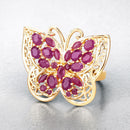 3.08 Carat Genuine Ruby .925 Sterling Silver Ring-8