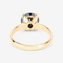 3.00 Carat Genuine Black Diamond 14K Yellow Gold Ring-12
