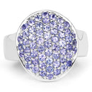 2.00 Carat Genuine Tanzanite .925 Sterling Silver Ring-8