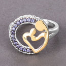 0.28 Carat Genuine Tanzanite .925 Sterling Silver Ring-8