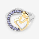 0.28 Carat Genuine Tanzanite .925 Sterling Silver Ring-12
