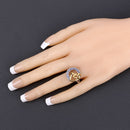 0.28 Carat Genuine Tanzanite .925 Sterling Silver Ring-13