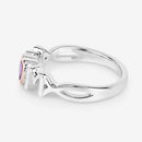 0.43 Carat Genuine Amethyst .925 Sterling Silver Ring-10