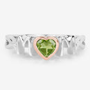 0.44 Carat Genuine Peridot .925 Sterling Silver Ring-9