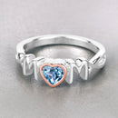 0.52 Carat Genuine Swiss Blue Topaz .925 Sterling Silver Ring-4