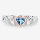 0.52 Carat Genuine Swiss Blue Topaz .925 Sterling Silver Ring-5
