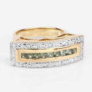 1.08 Carat Genuine Green Sapphire .925 Sterling Silver Ring-14