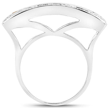 1.08 Carat Genuine Multi Sapphire .925 Sterling Silver Ring - 0