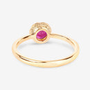 0.50 Carat Genuine Ruby 14K Yellow Gold Ring-7