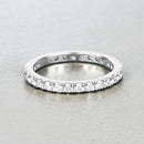 1.00 Carat Lab Grown Diamond 14K White Gold Ring-2