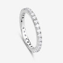 1.00 Carat Lab Grown Diamond 14K White Gold Ring-5