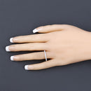 1.00 Carat Lab Grown Diamond 14K White Gold Ring-7