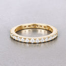 1.00 Carat Lab Grown Diamond 14K Yellow Gold Ring-2