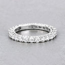 1.50 Carat Lab Grown Diamond 14K White Gold Ring-2