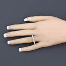 2.00 Carat Lab Grown Diamond 14K White Gold Ring-7