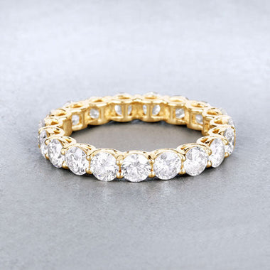3.00 Carat Lab Grown Diamond 14K Yellow Gold Ring - 0
