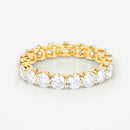 3.00 Carat Lab Grown Diamond 14K Yellow Gold Ring-4