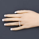 3.00 Carat Lab Grown Diamond 14K Yellow Gold Ring-7