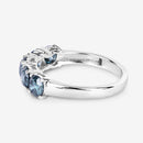 1.22 Carat Genuine Blue Diamond 14K White Gold Ring-6