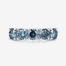 1.22 Carat Genuine Blue Diamond 14K White Gold Ring-8