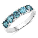 1.22 Carat Genuine Blue Diamond 14K White Gold Ring-1