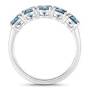 1.22 Carat Genuine Blue Diamond 14K White Gold Ring-2