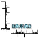 1.22 Carat Genuine Blue Diamond 14K White Gold Ring-3