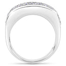 1.42 Carat Genuine Tanzanite .925 Sterling Silver Ring-5