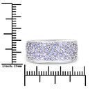 1.42 Carat Genuine Tanzanite .925 Sterling Silver Ring-6