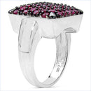 3.15 Carat Genuine Ruby .925 Sterling Silver Ring-6