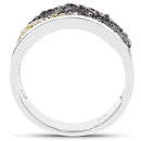 1.32 Carat Genuine multi Diamond .925 Sterling Silver Ring-5