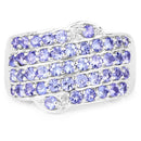 1.58 Carat Genuine Tanzanite .925 Sterling Silver Ring-6