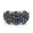 2.35 Carat Genuine Blue Sapphire .925 Sterling Silver Ring-8