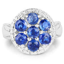 2.66 Carat Genuine Kyanite .925 Sterling Silver Ring-6