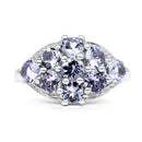 2.07 Carat Genuine Tanzanite .925 Sterling Silver Ring-8
