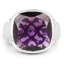 9.00 Carat Genuine Amethyst .925 Sterling Silver Ring-8