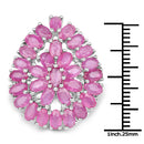 8.10 Carat Genuine Ruby .925 Sterling Silver Ring-7