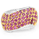 2.49 Carat Genuine Ruby .925 Sterling Silver Ring-6